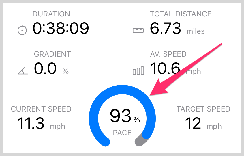 pace gauge screenshot